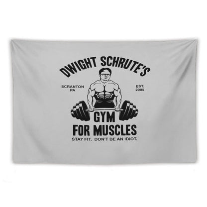 Dwight Schrute Gym For Muscles Tapestry