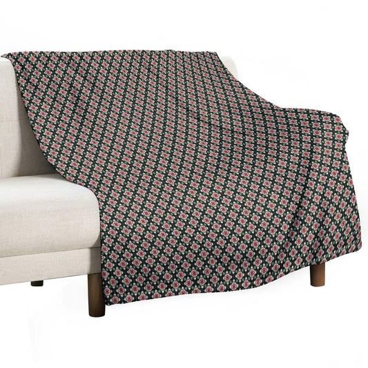 Earth Tones Wild Tiered Diamonds Throw Blanket