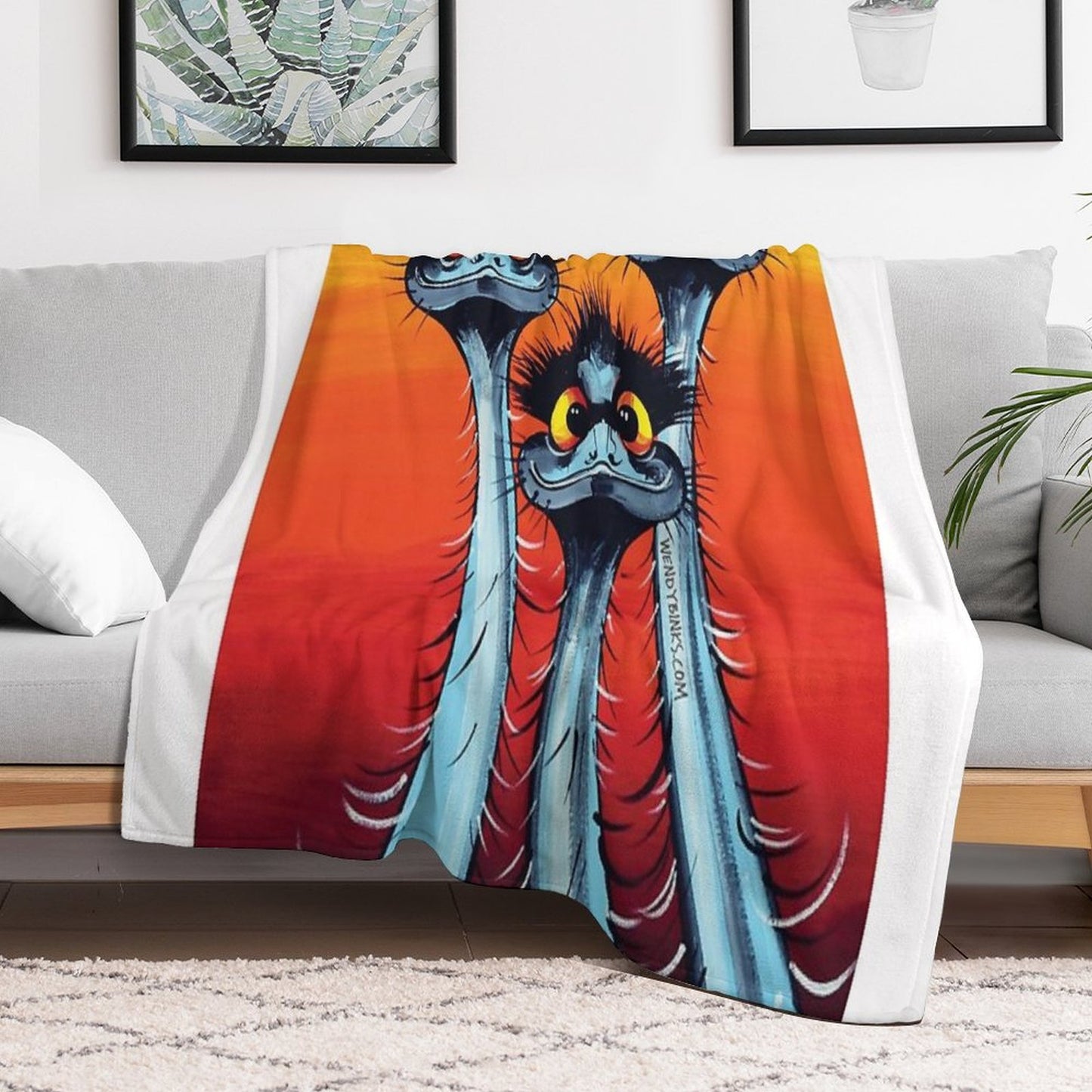 We Didn't Do It ! Throw Blanket