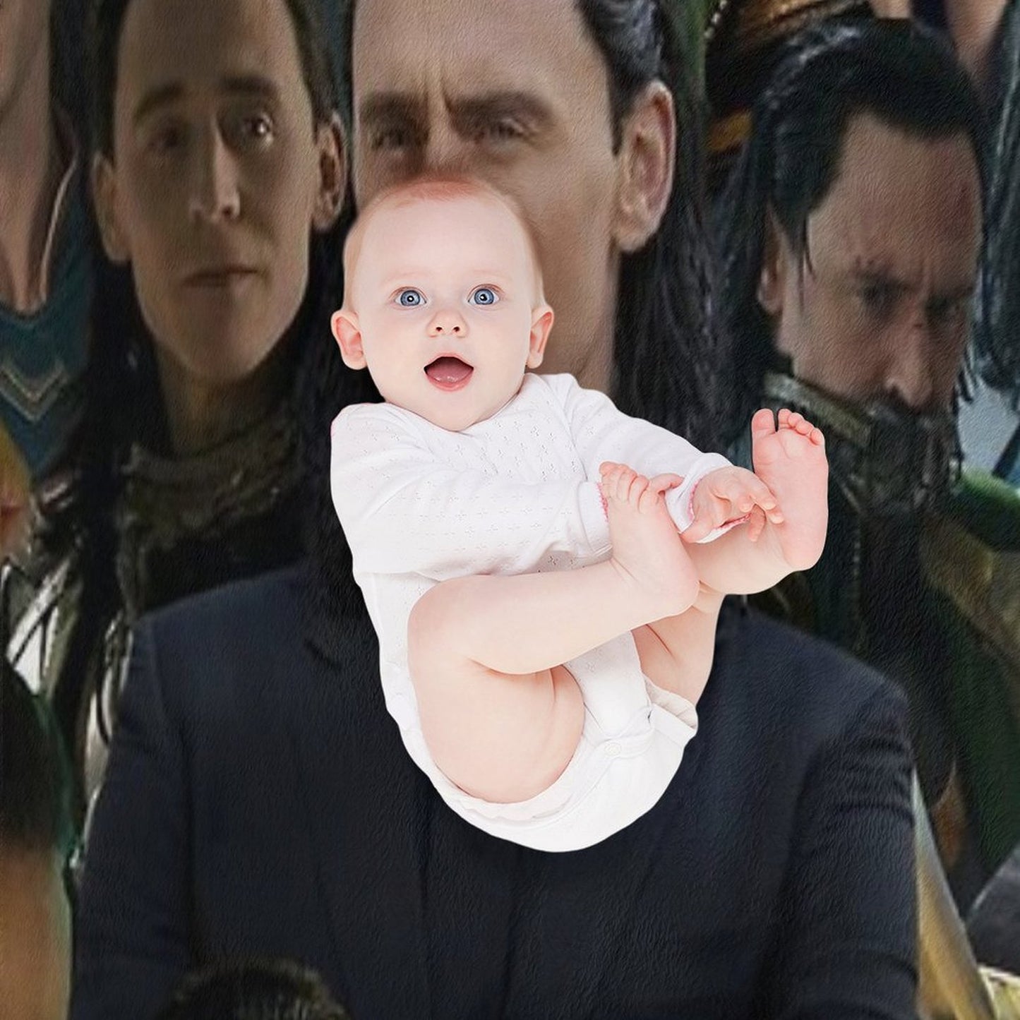 Tom Hiddleston Collage Throw Blanket