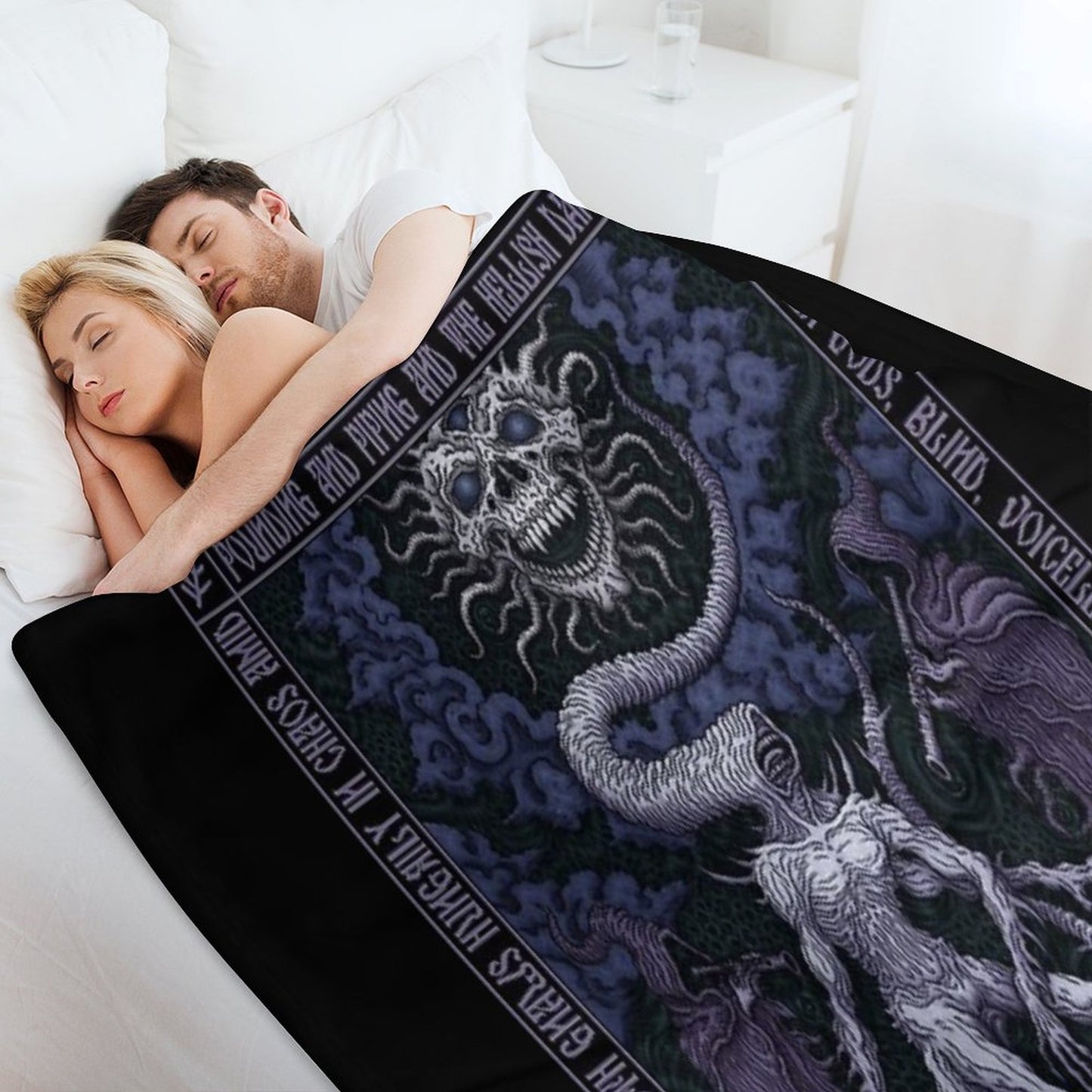Nyarlathotep Icon - Azhmodai 2020 Throw Blanket