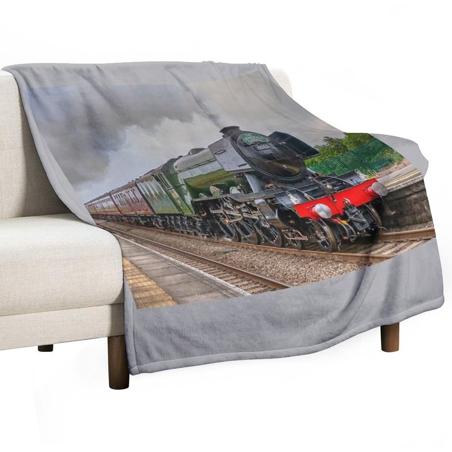The Flying Scotsman Throw Blanket