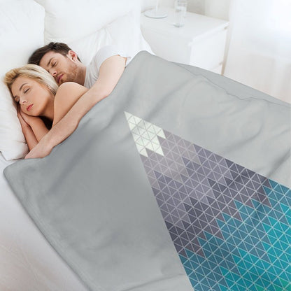 Many Mountains Throw Blanket