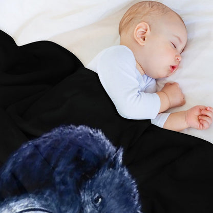 Time in Wonderland Throw Blanket