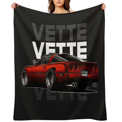 Chevy Vette C4 - CarCorner Throw Blanket