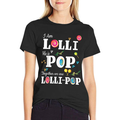 Funny Lolli Pop Lollipop Grandmother Grandfather Shirt Gift T-Shirt