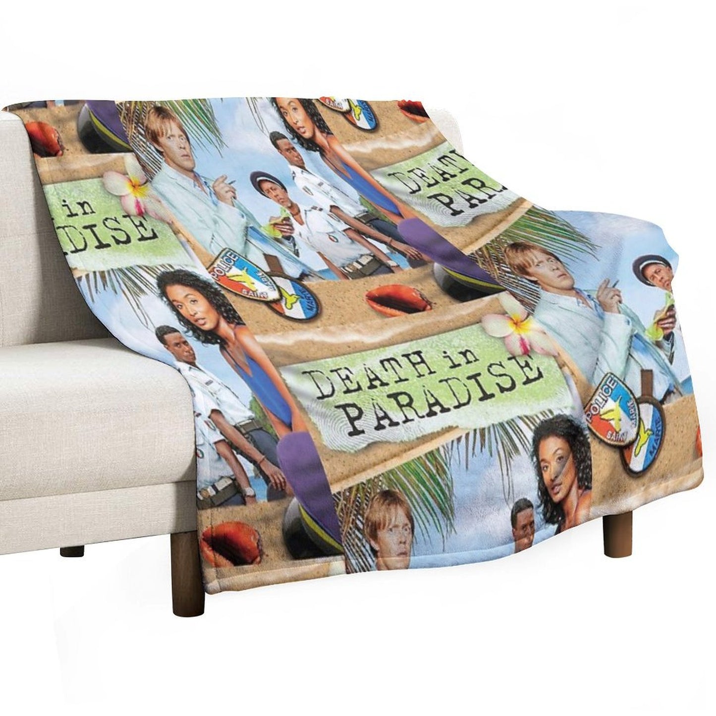 BBC Death in Paradise Throw Blanket