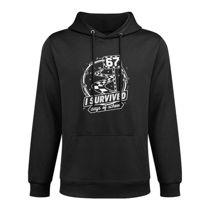 I Survived 67 Days of School Funny Six Seven 6 7 Easy Care Hoodie