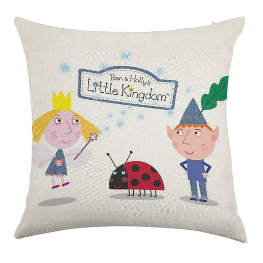 Ben And Holly Linen Throw Pillow Cover