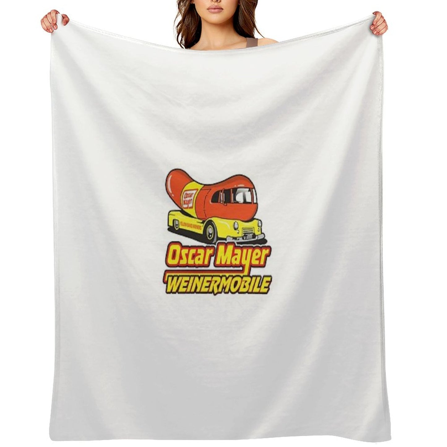 Oscar Mayer Wienermobile Throw Blanket