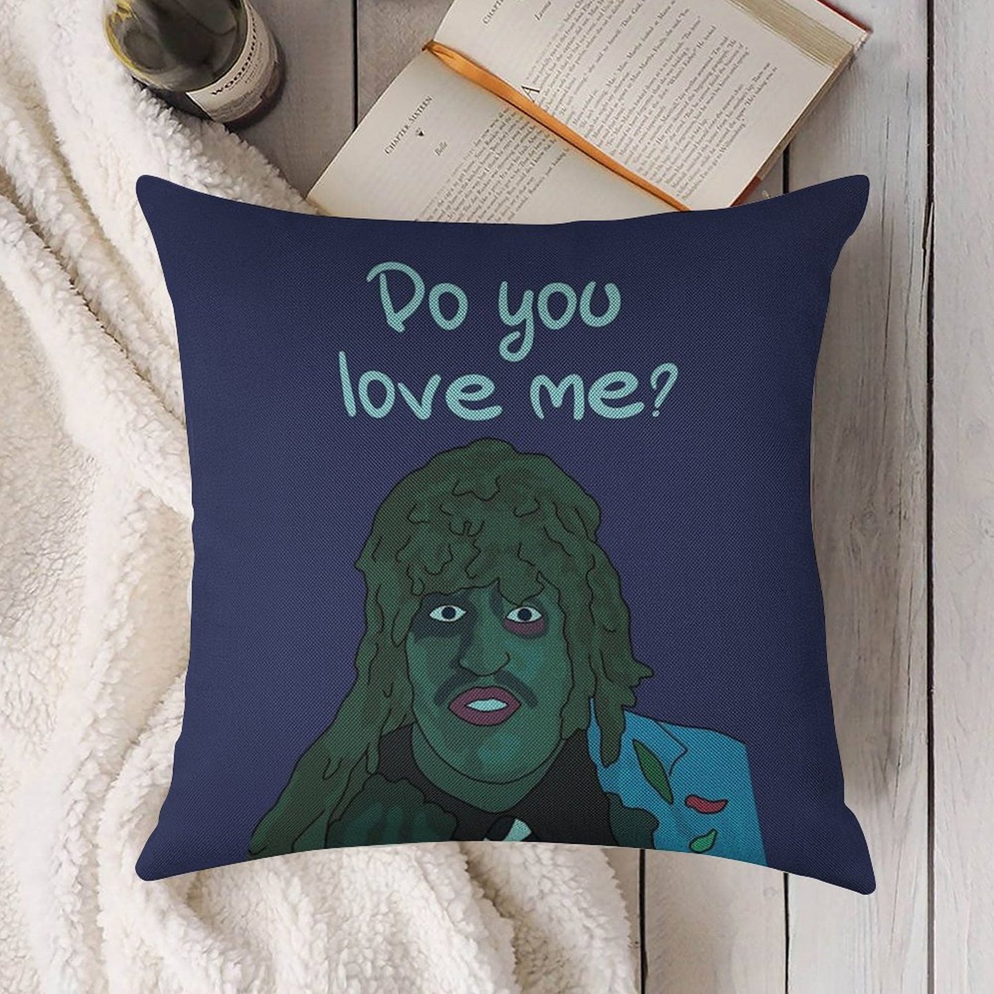 Do You Love Me Old Gregg, Old Greg Linen Throw Pillow Cover