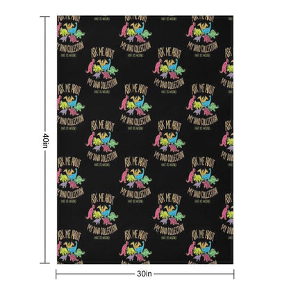 Dino Collection Throw Blanket