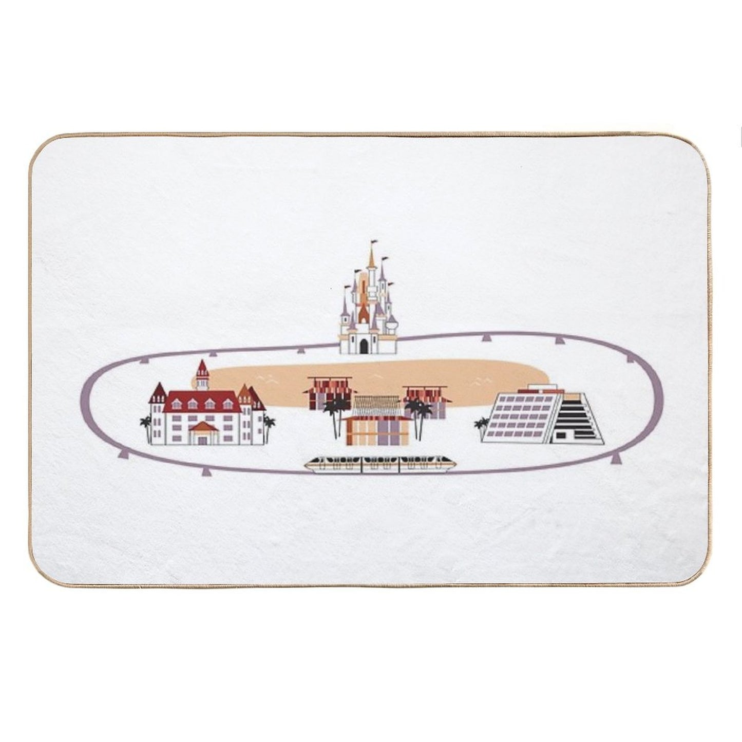 Monorail Loop Bath Mat