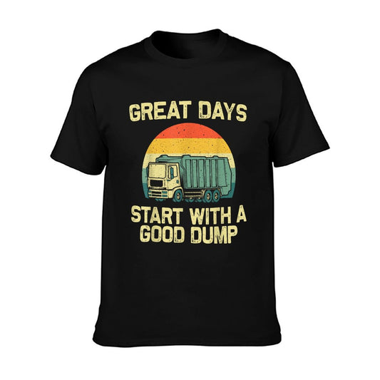 Cool Garbage Truck For Men Kids Boys Trash Waste Management T-Shirt
