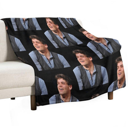 Jeremy Jordan Newsies Throw Blanket