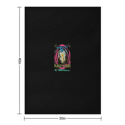 The B52s Song Planet Claire Throw Blanket