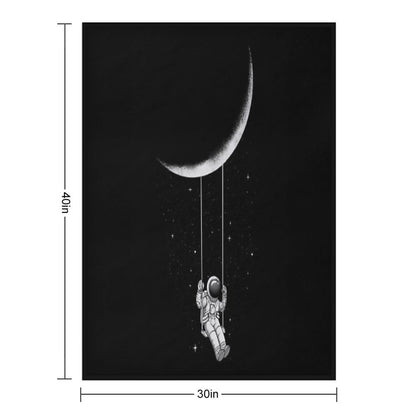 Moon Swing Throw Blanket