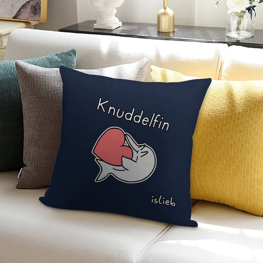 Cuddly Dolphin Soft Warmth Comfort Throw Pillow