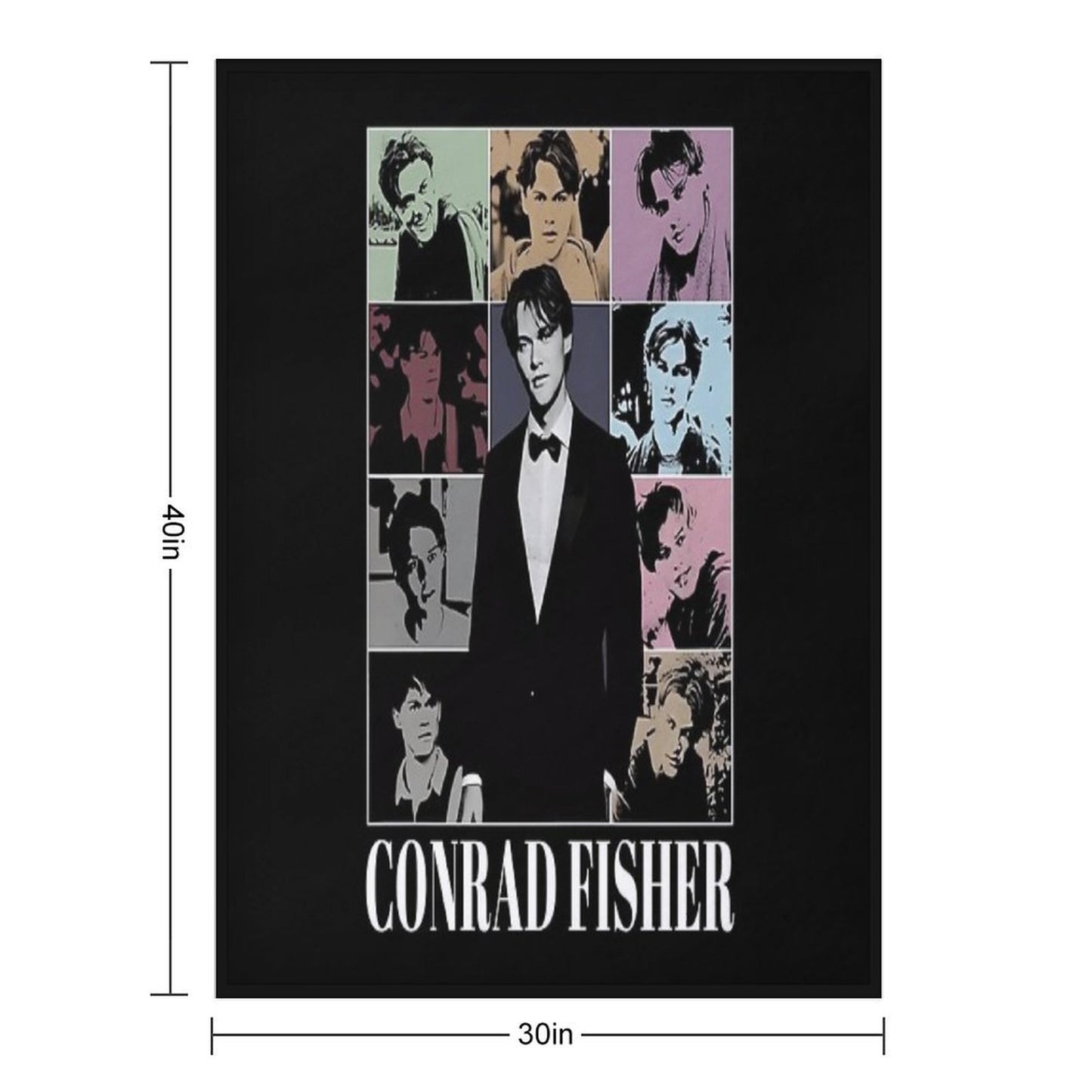 Conrad Fisher, Team Conrad, Team Conrad Cousins Beach, TSITP The Summer I Turned Pretty, Team Conrad Junior Mint Bear Throw Blanket