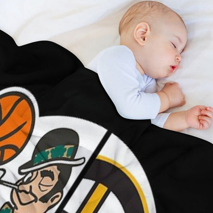 Boston Sports Throw Blanket