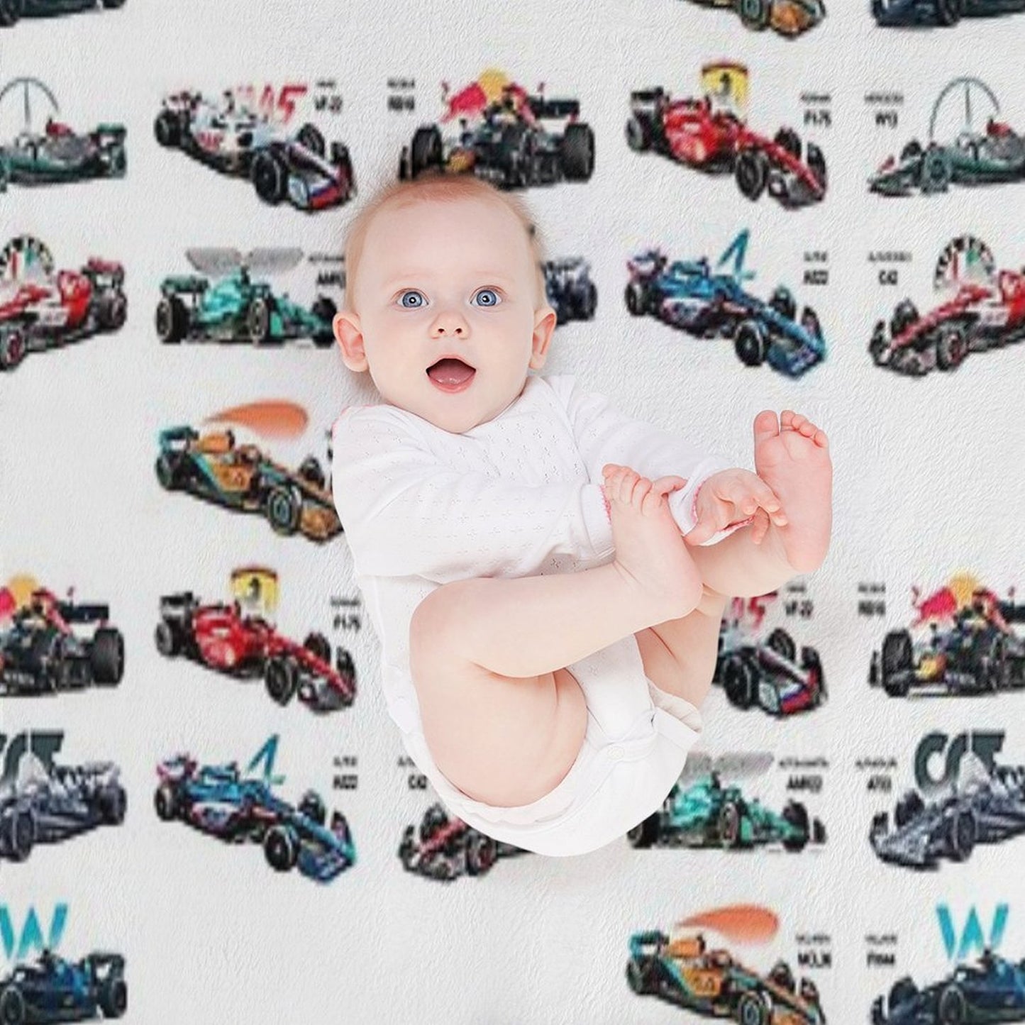 F1 All Cars 2022 Throw Blanket