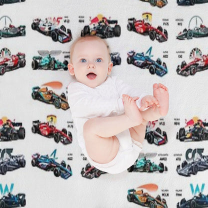 F1 All Cars 2022 Throw Blanket