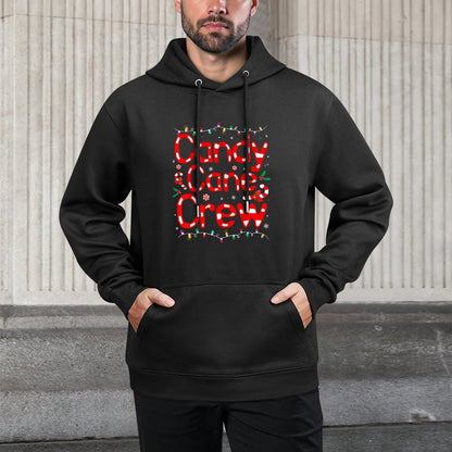 Candy Cane Crew Christmas Candy Love Funny Family Pajama Machine Washable Hoodie