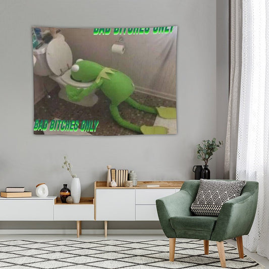 Bad B Kermit Tapestry