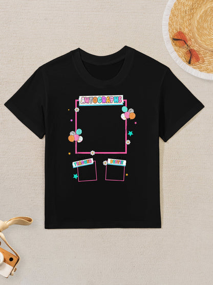 Official Last Day Of School Autograph Teachers Graduation Kids T-Shirt
