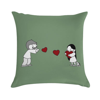 Hearts Throw Soft Home Decor Throw Pillow
