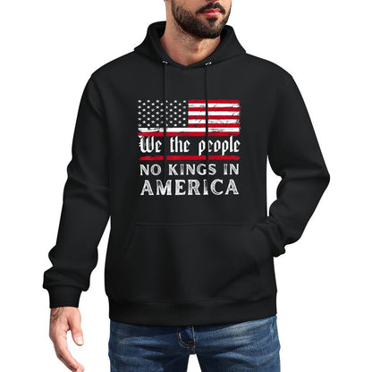 No Kings In America We The People Unisex Design Hoodie