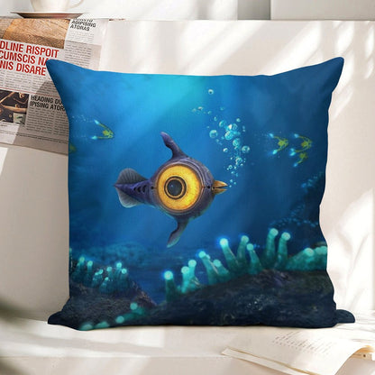 Peeper Linen Throw Pillow Cover