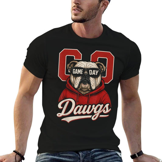 Bulldogs Graphic Go Dawg Men Women Kid Boy Girl  Graphic-printed T-Shirt