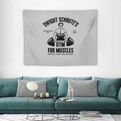 Dwight Schrute Gym For Muscles Tapestry