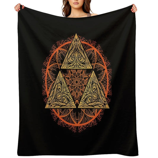 Mandalaforce Throw Blanket