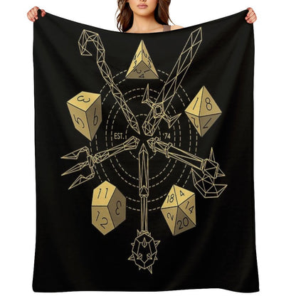 Dungeons & Dragons - Choose Your Weapon Throw Blanket