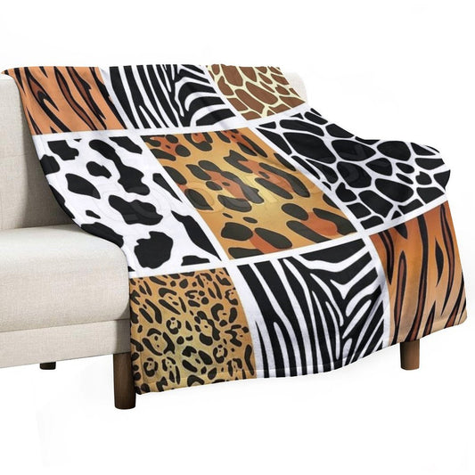 Colorful Patterns Throw Blanket