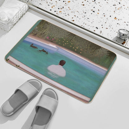 Him, with Those Ducks.. Bath Mat