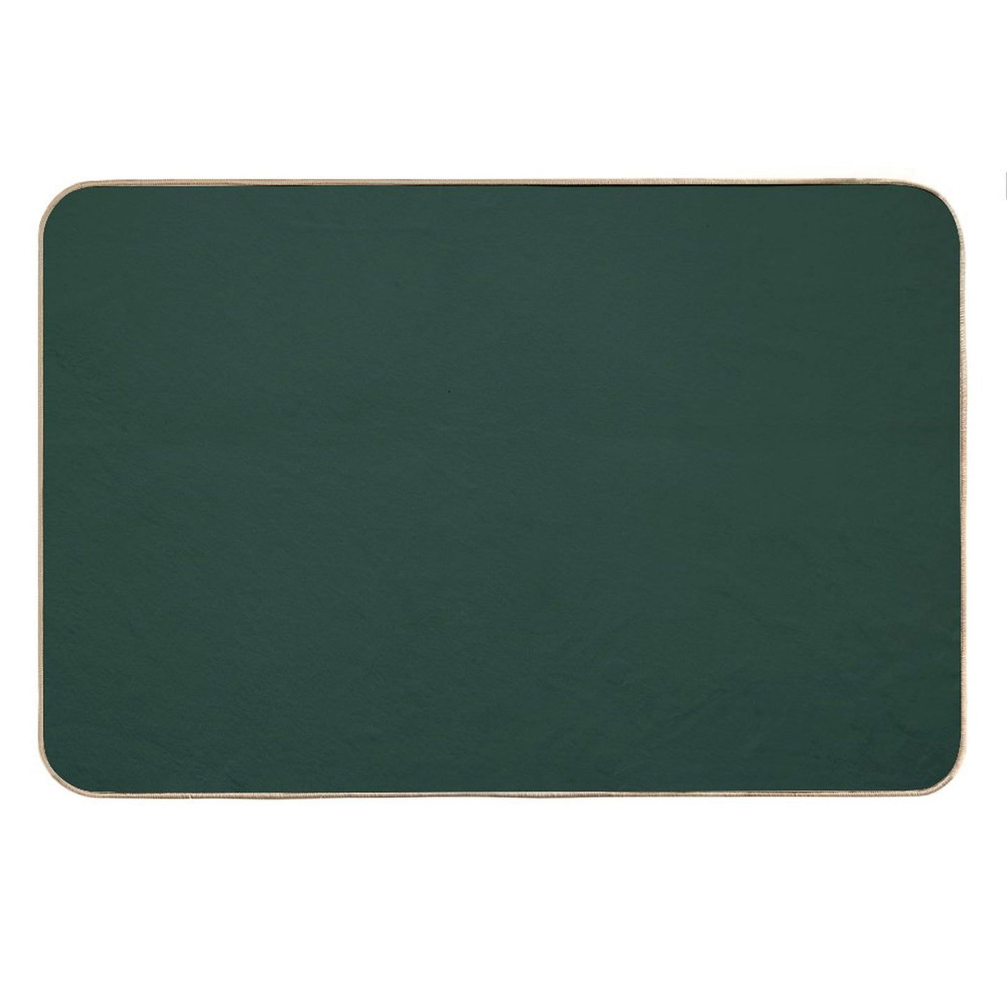 Forest Green Solid Color Bath Mat