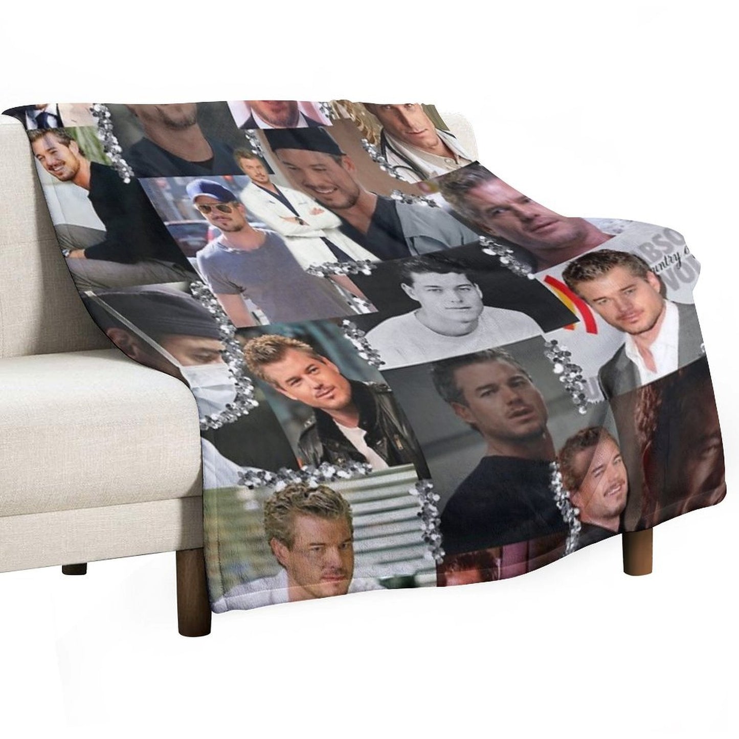 Mark Sloan Collage Throw Blanket