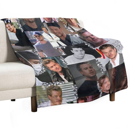 Mark Sloan Collage Throw Blanket