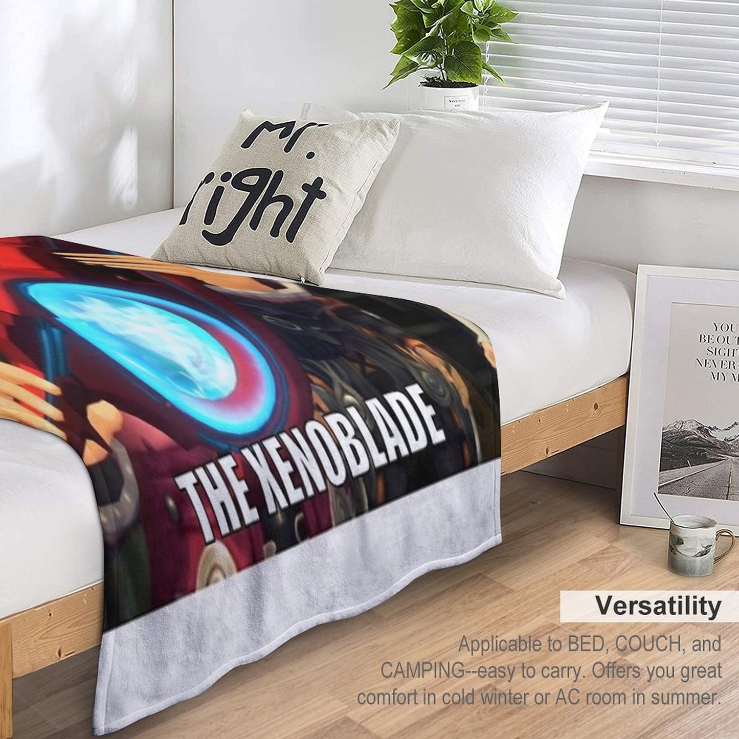 Ahh Yes, The Xenoblade Throw Blanket