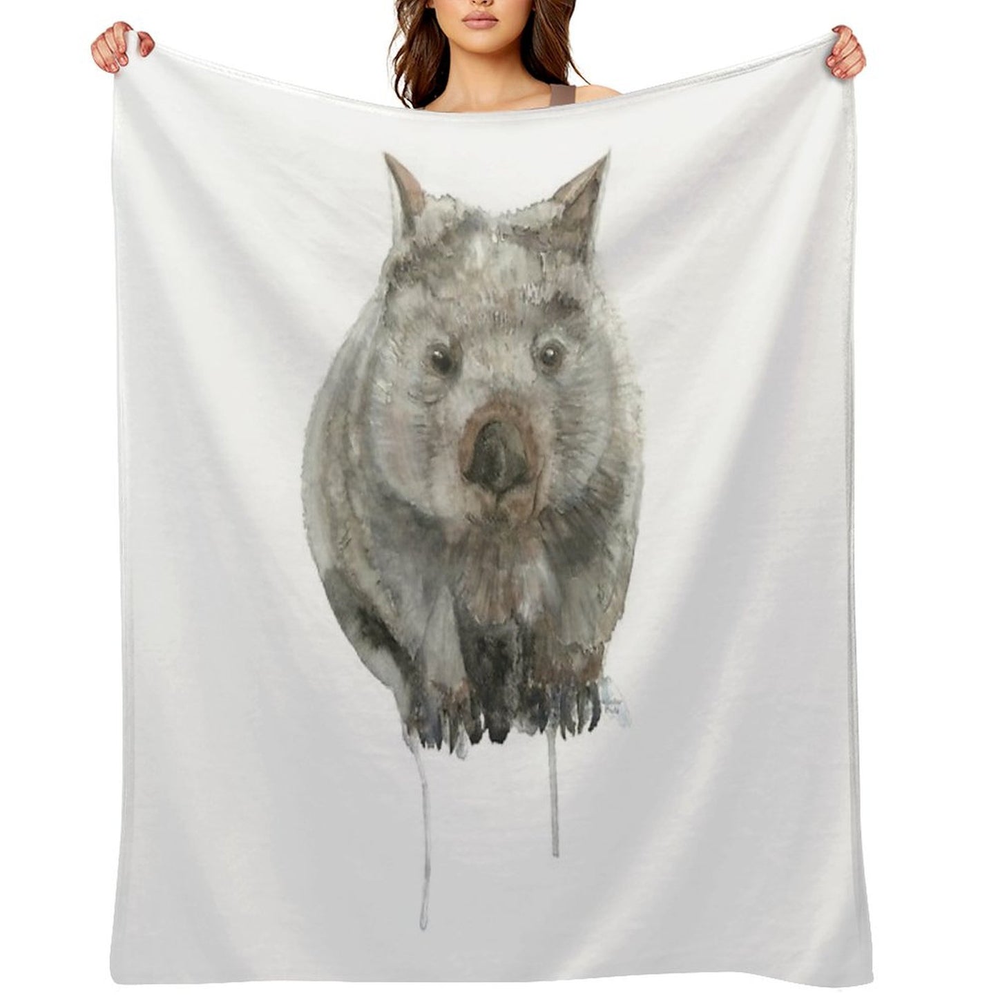 Common Wombat Throw Blanket