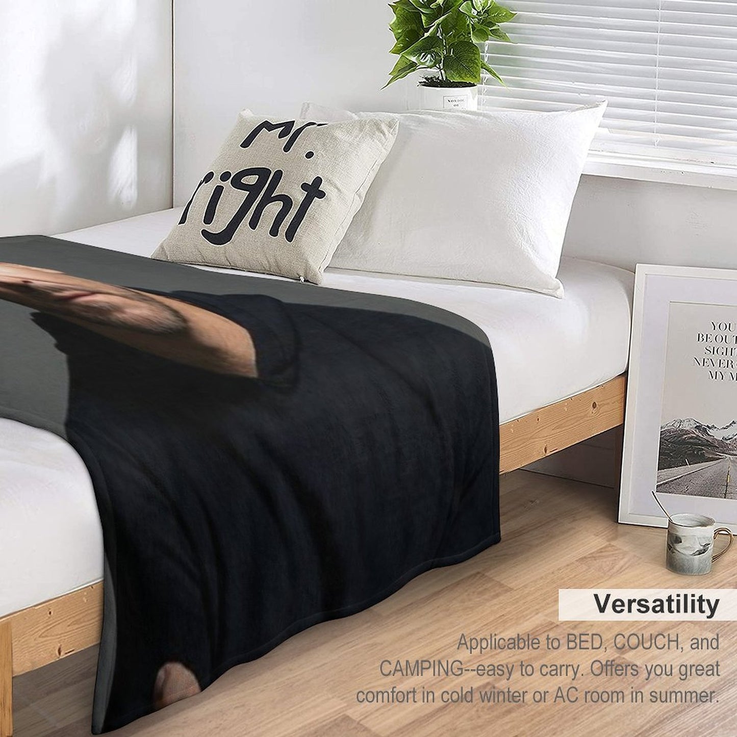 David Boreanaz Throw Blanket