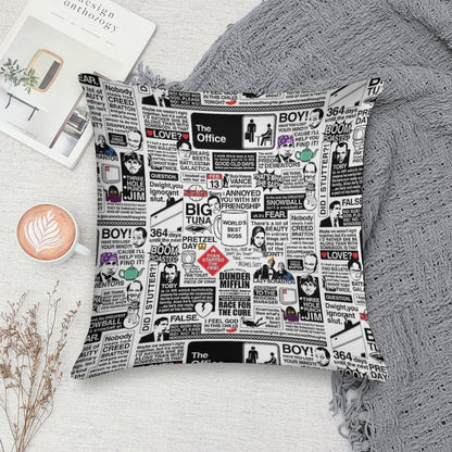 Wise Words From The Office - The Office Quotes (Variant) Soft Style Accent Throw Pillow