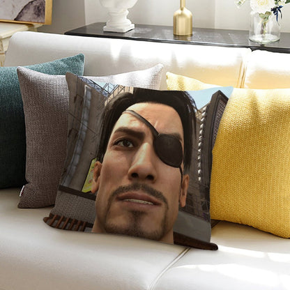 Goro Majima Soft Bedroom Essential Throw Pillow