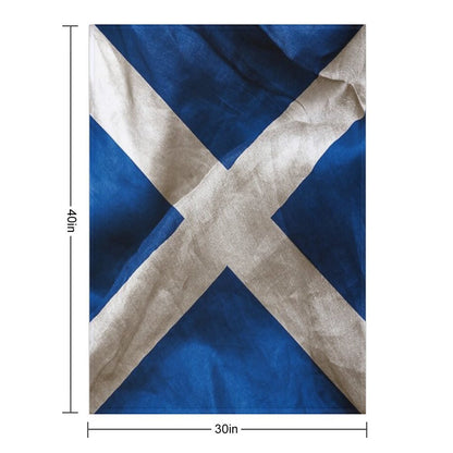 Scottish Flag Throw Blanket