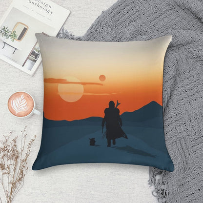 This Is The Way Soft Fade-Resistant Throw Pillow