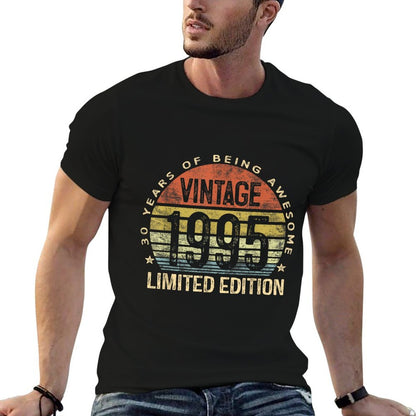 Vintage 1995 Limited Edition 30-Year-Old Gifts 30th Birthday T-Shirt