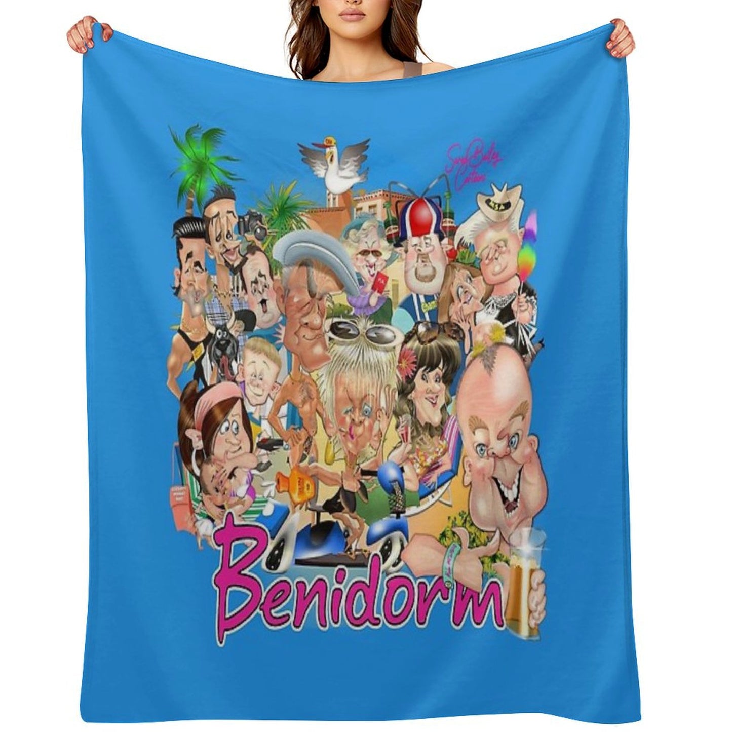 Benidorm! Throw Blanket